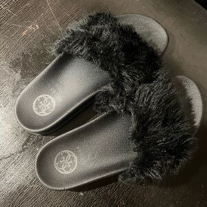 Black Fur Slides